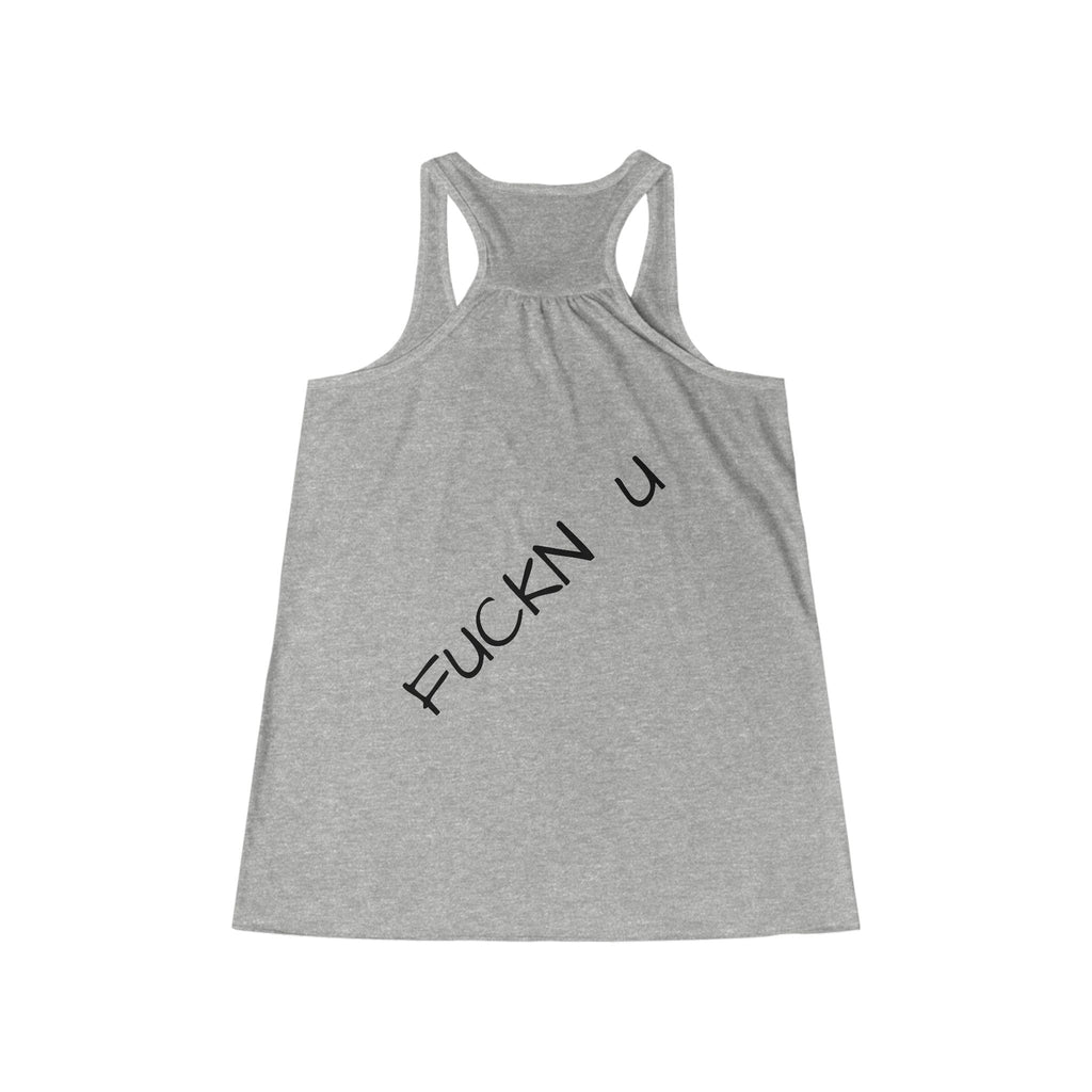 Racerback Tank - Minimal 'FUCKN U' Graphic