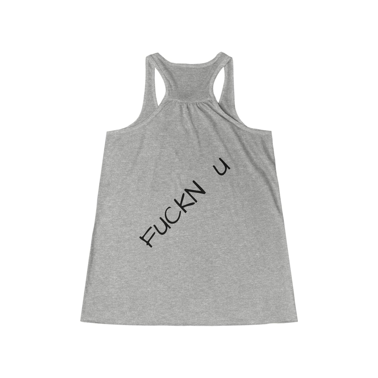 Racerback Tank - Minimal 'FUCKN U' Graphic