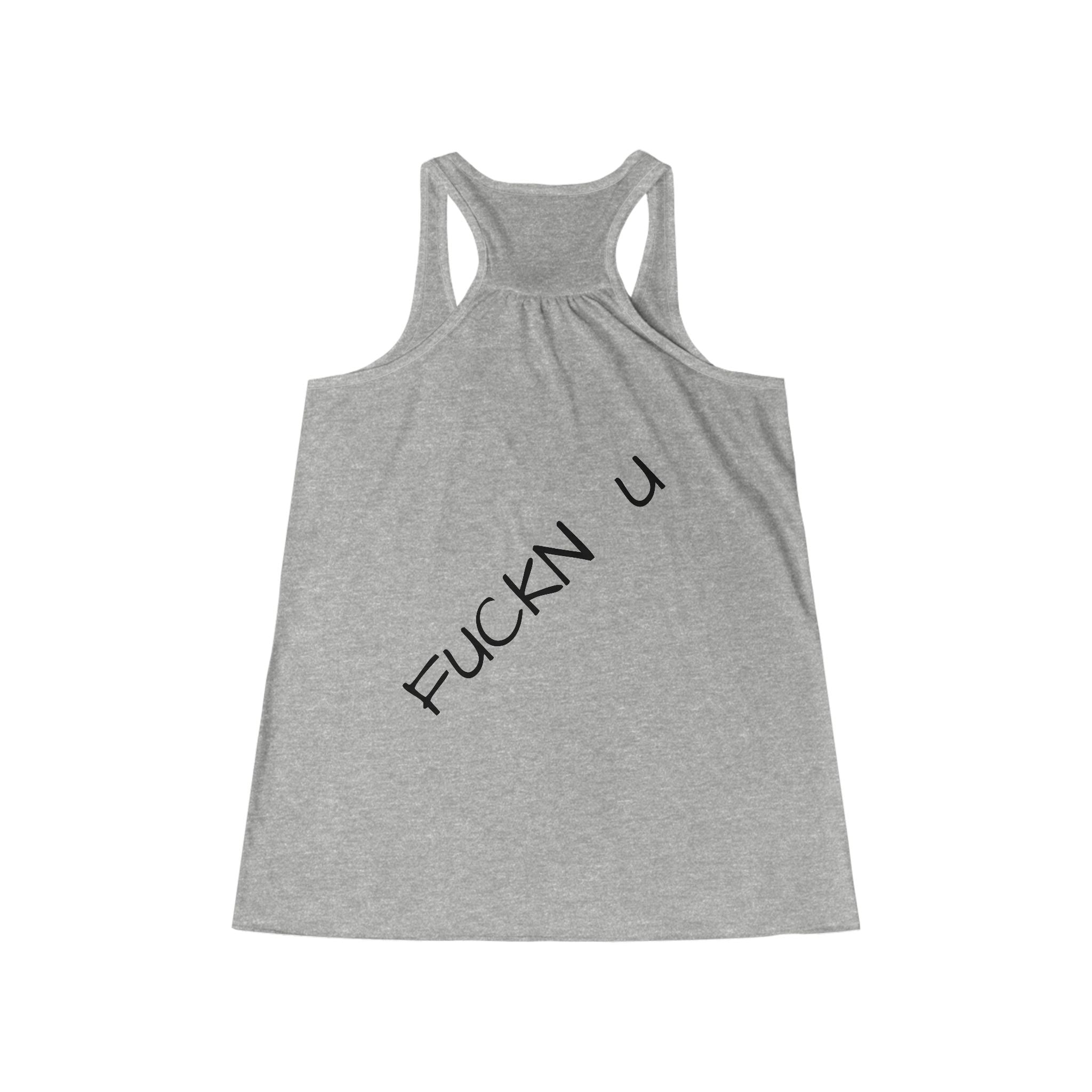 Racerback Tank - Minimal 'FUCKN U' Graphic