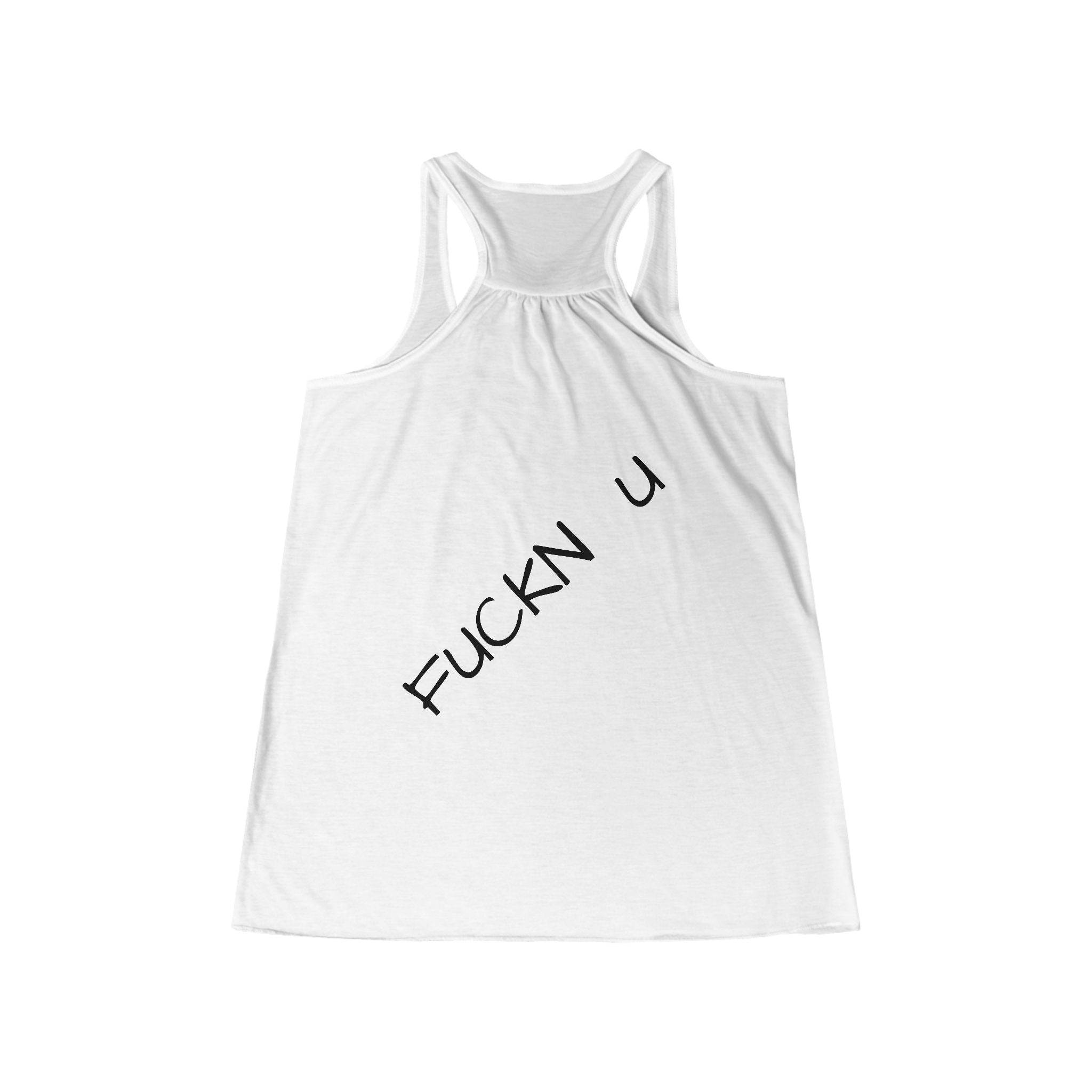 Racerback Tank - Minimal 'FUCKN U' Graphic