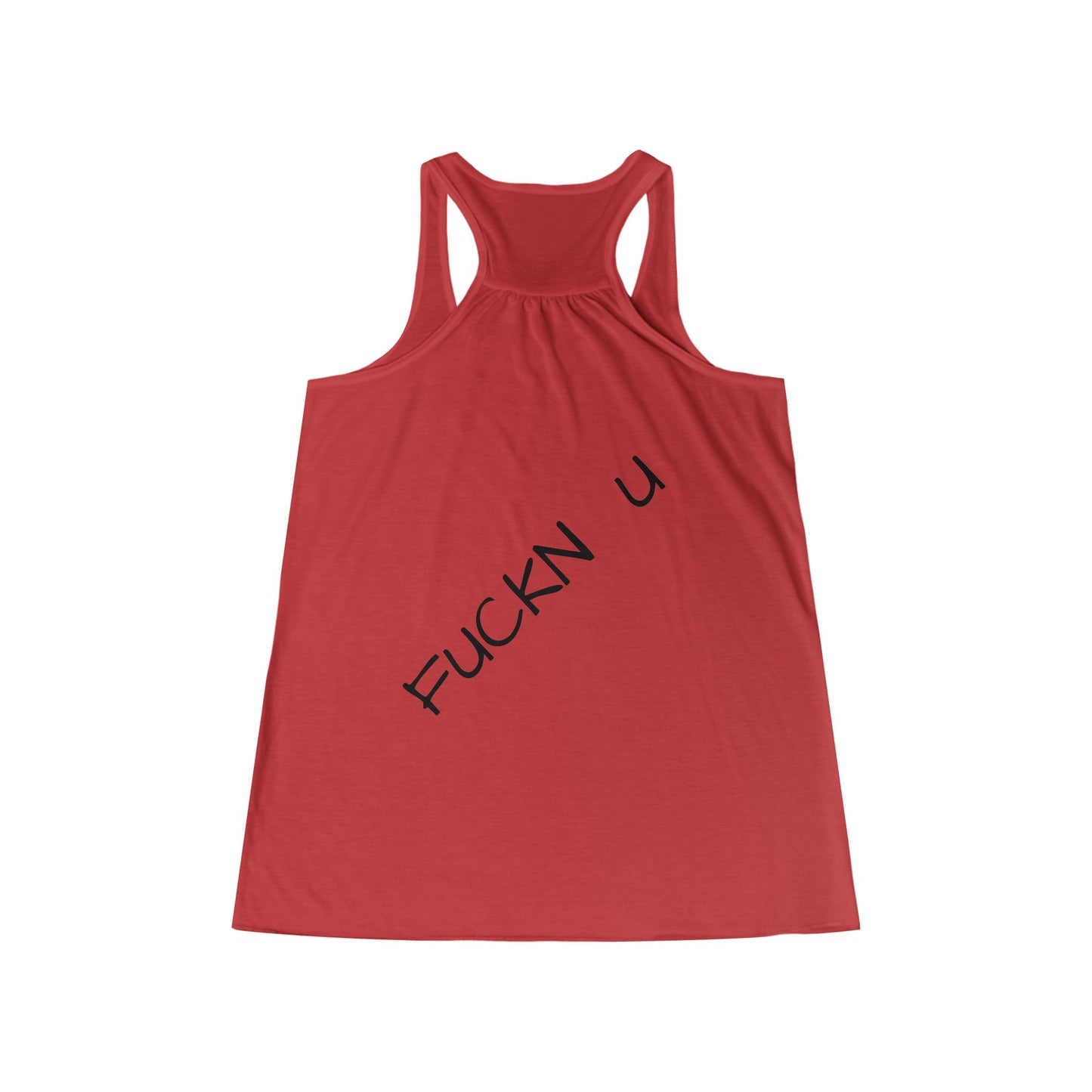 Racerback Tank - Minimal 'FUCKN U' Graphic
