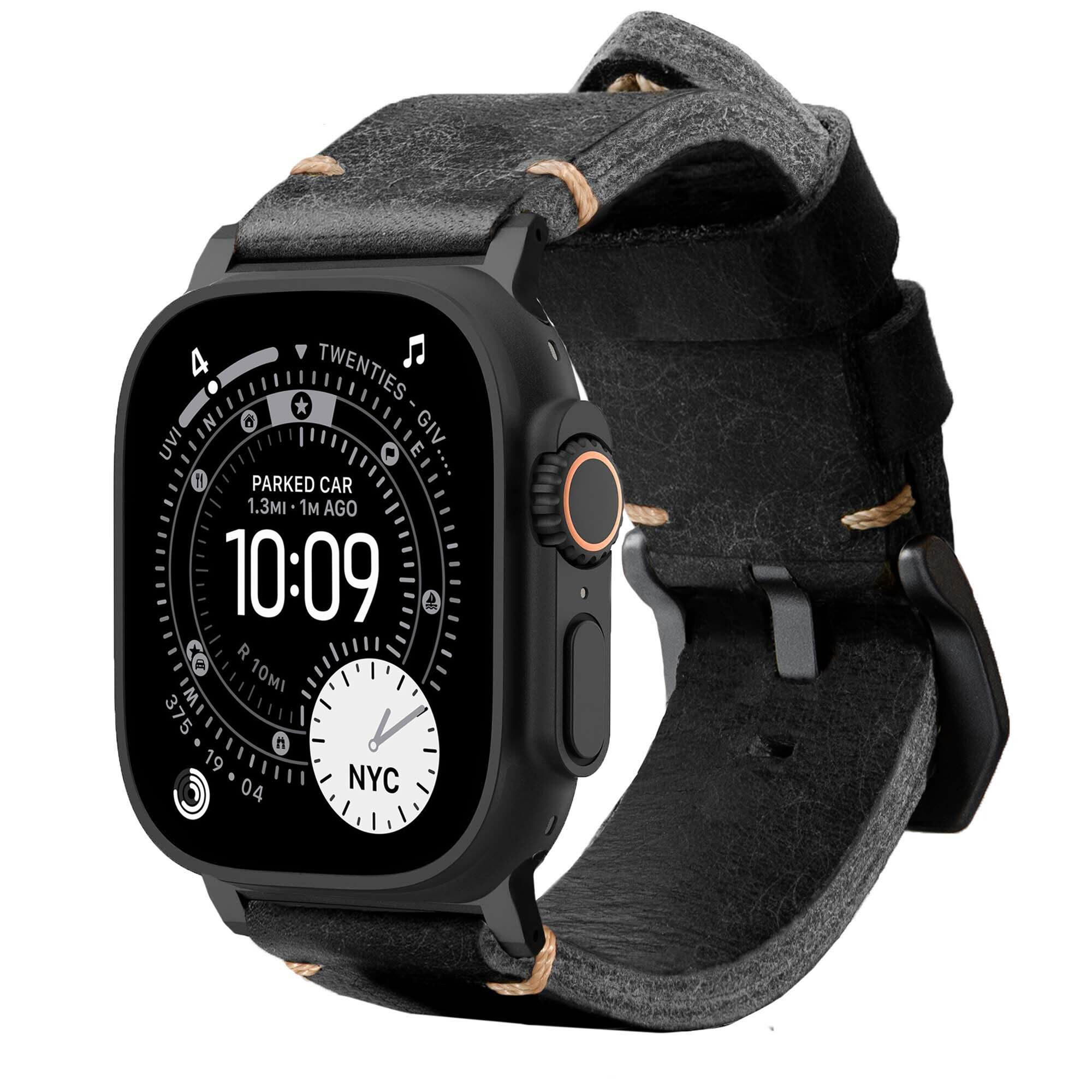 Mens Leather Strap R01 Watch