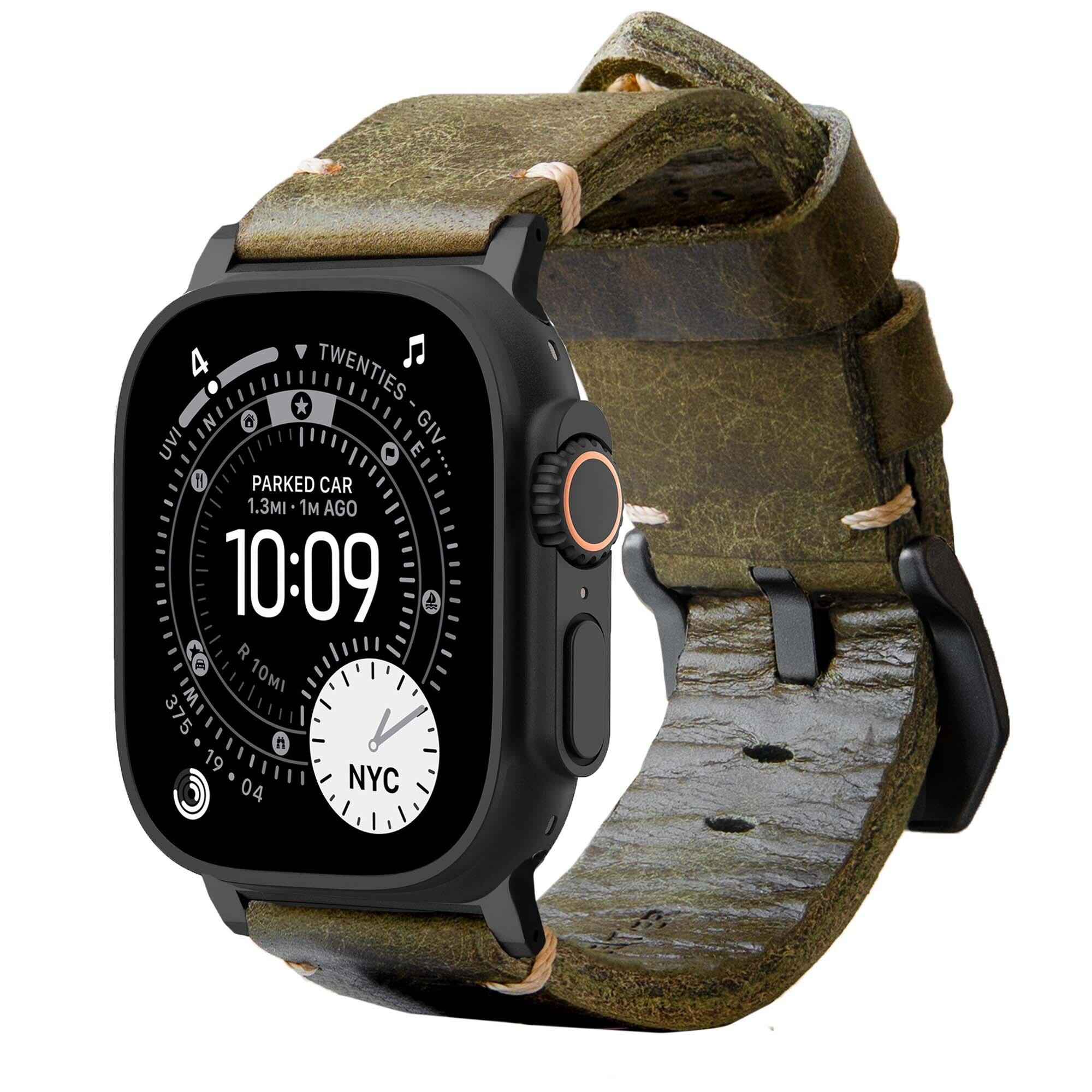 Mens Leather Strap R01 Watch