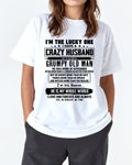 November - I am Lucky One I Have A Crazy Husband - Gift for Wife From Husband - NGHL11 (SKUT-LUCKYONE-11)