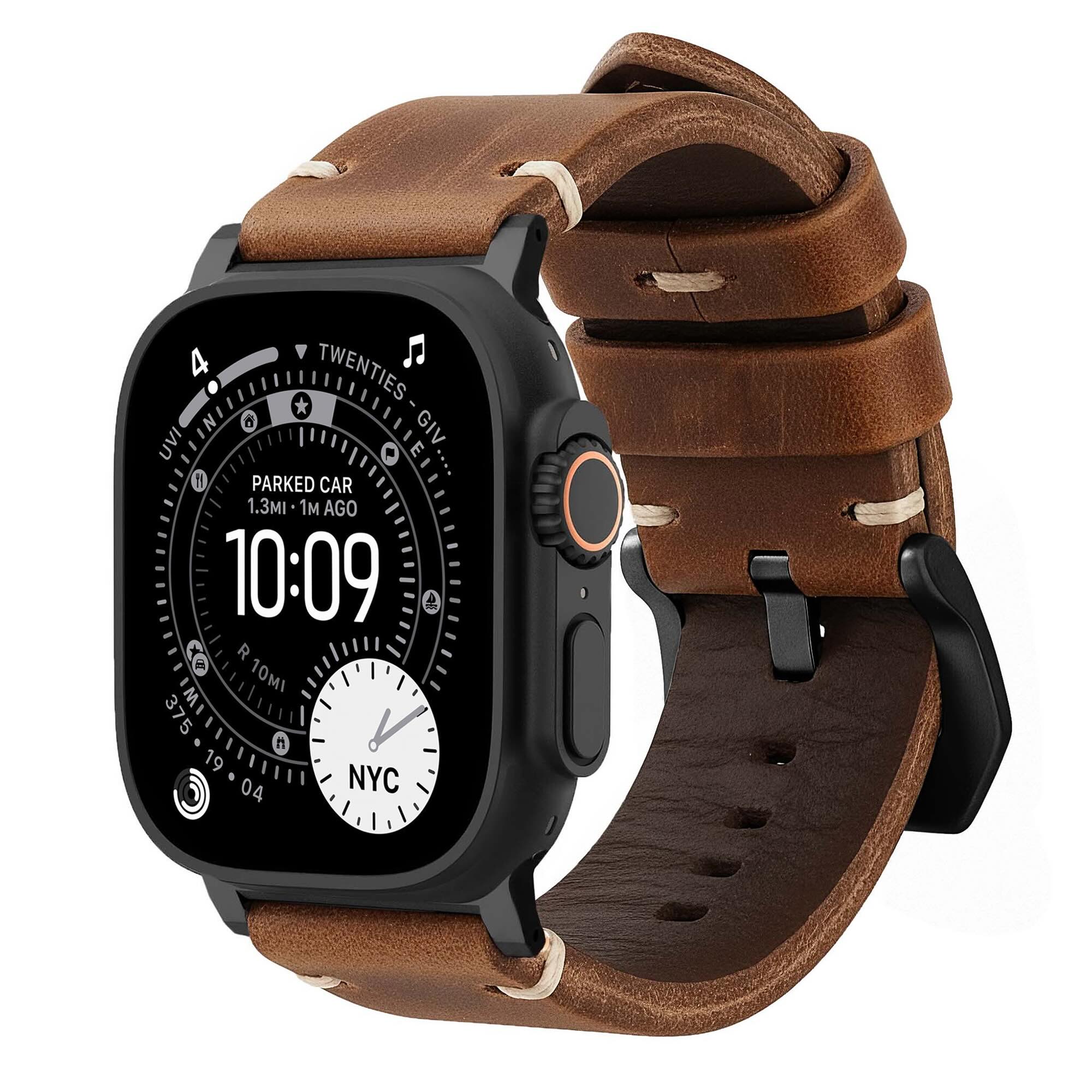 Mens Leather Strap R01 Watch
